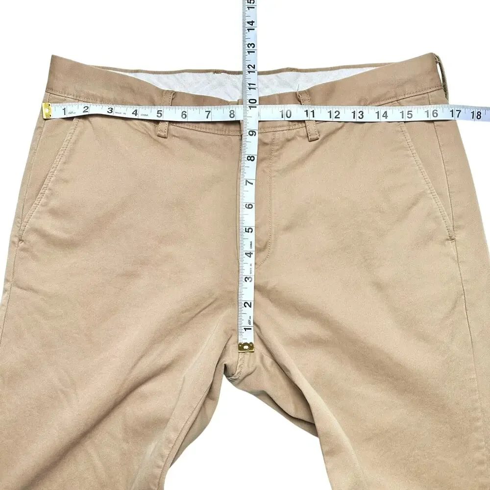 J. Crew | Men | Khaki Broken-In Urban Slim Chino Pants | Size 32x34 Tall